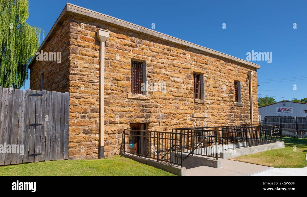 Tahlequah Oklahoma USA September 30 2022: Back side of the