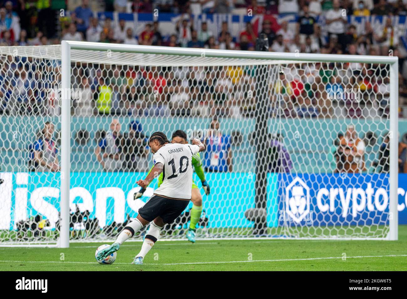 Doha, Qatar. 23rd Nov, 2022. Serge Gnabry of Germany during a match ...