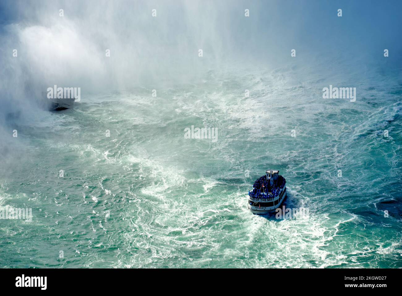 Aerial view of Niagara Falls Stock Photo