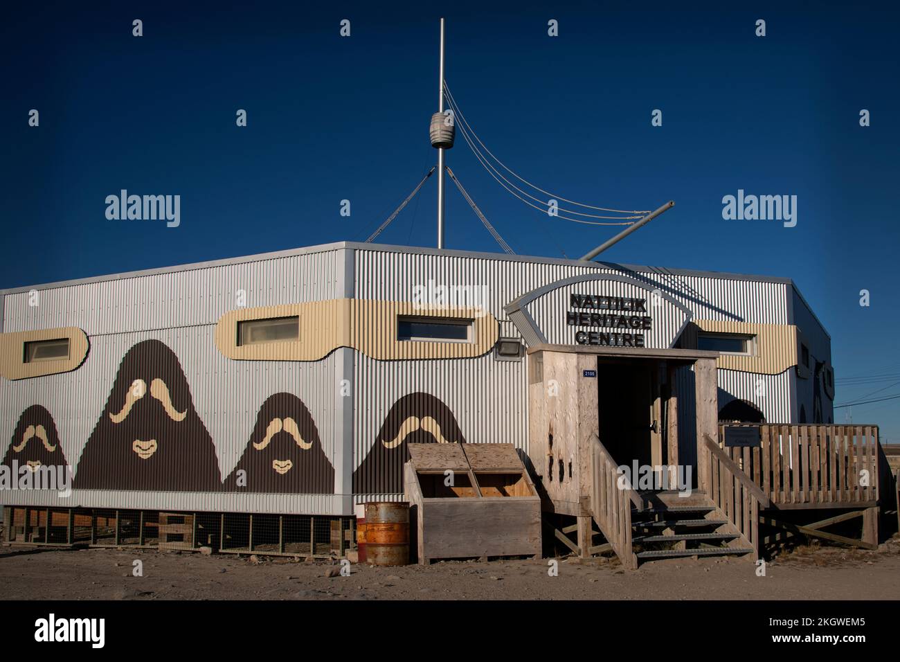 Nattilik Heritage Centre, Gjoa Haven, Nunavut, Canada Stock Photo Alamy