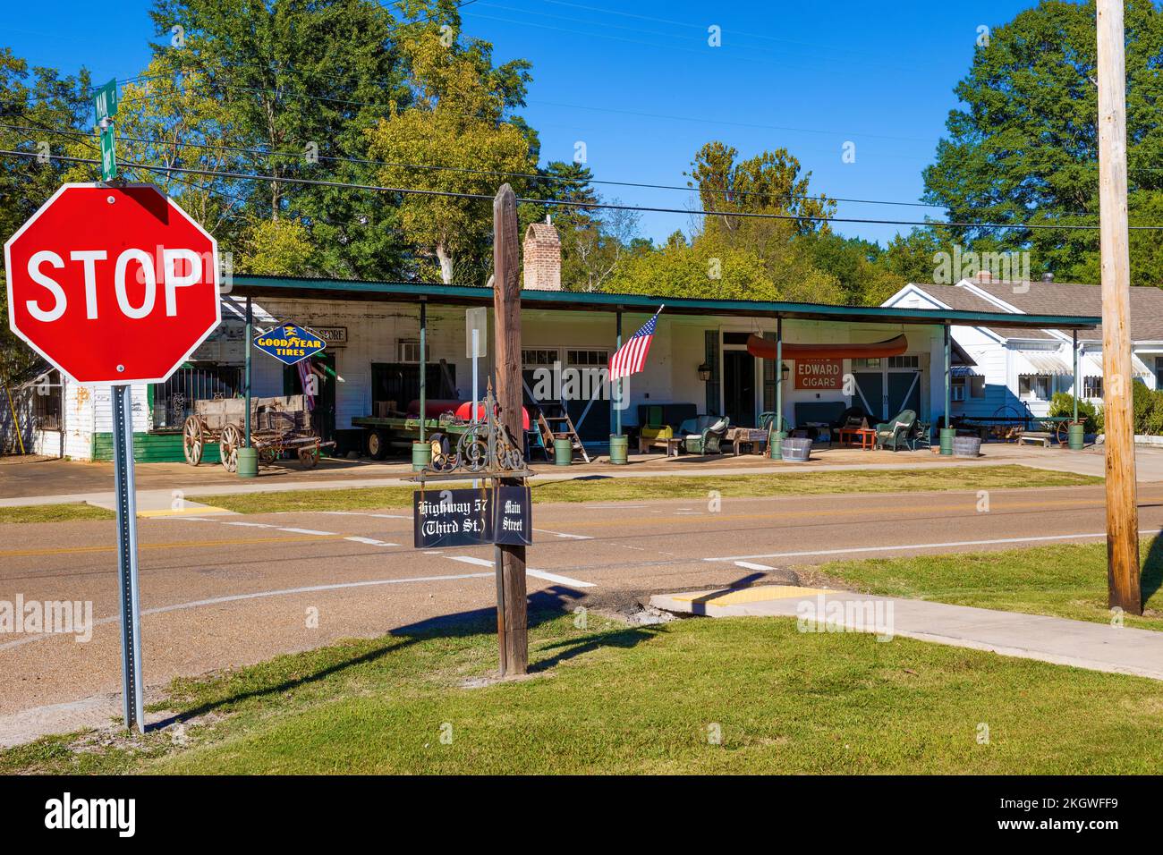 La Grange, Tennessee, USA October 1, 2022 Quaint little town in