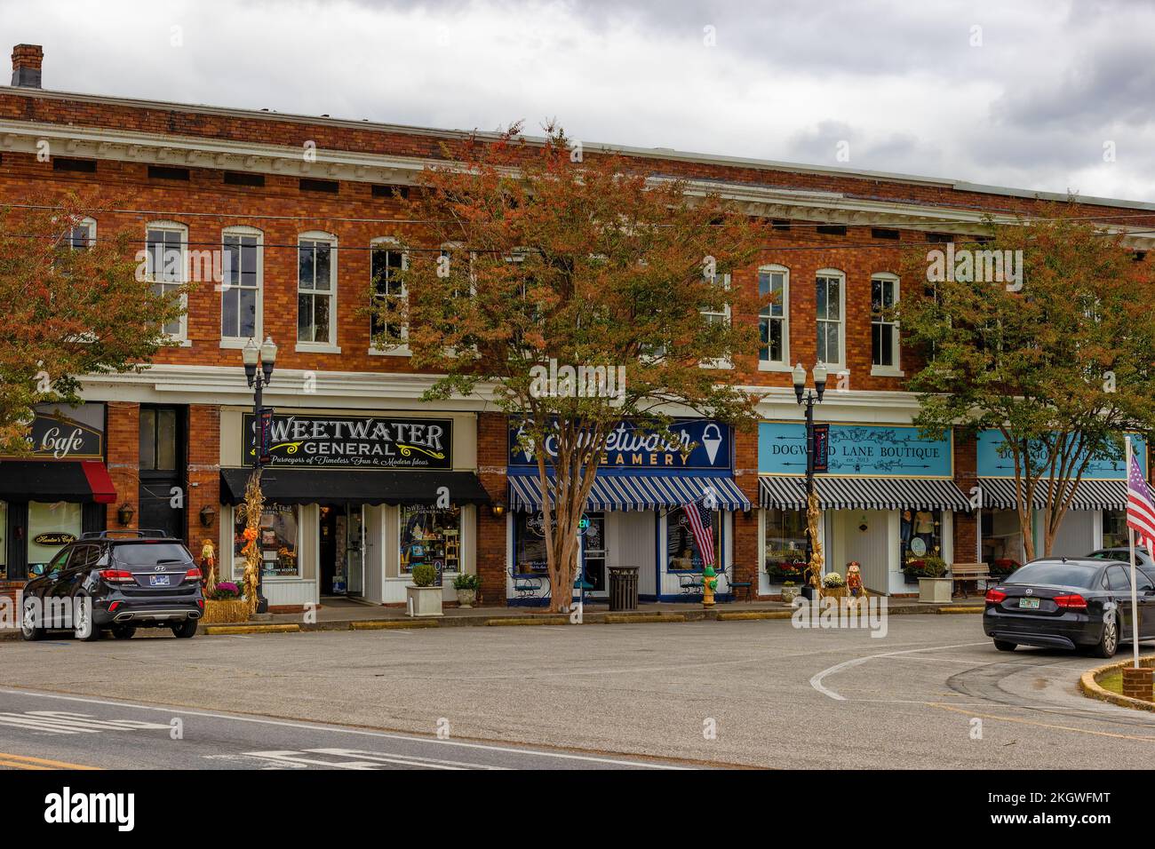 Sweetwater, Tennessee, USA October 1, 2022 Historical section of the town Stock Photo Alamy