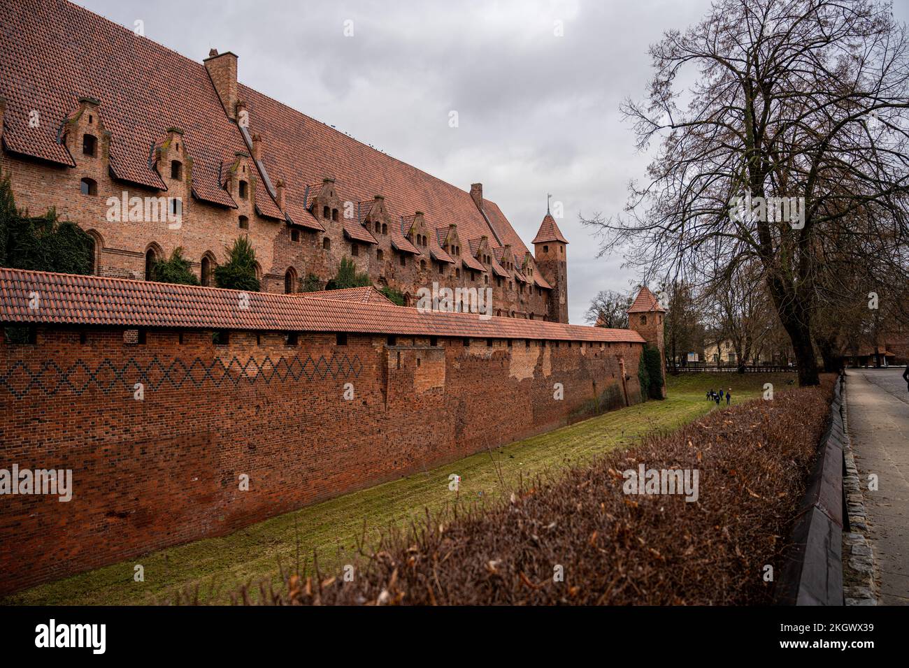 The medieval Castle of the Teutonic Order in Malbork in the Pomerania