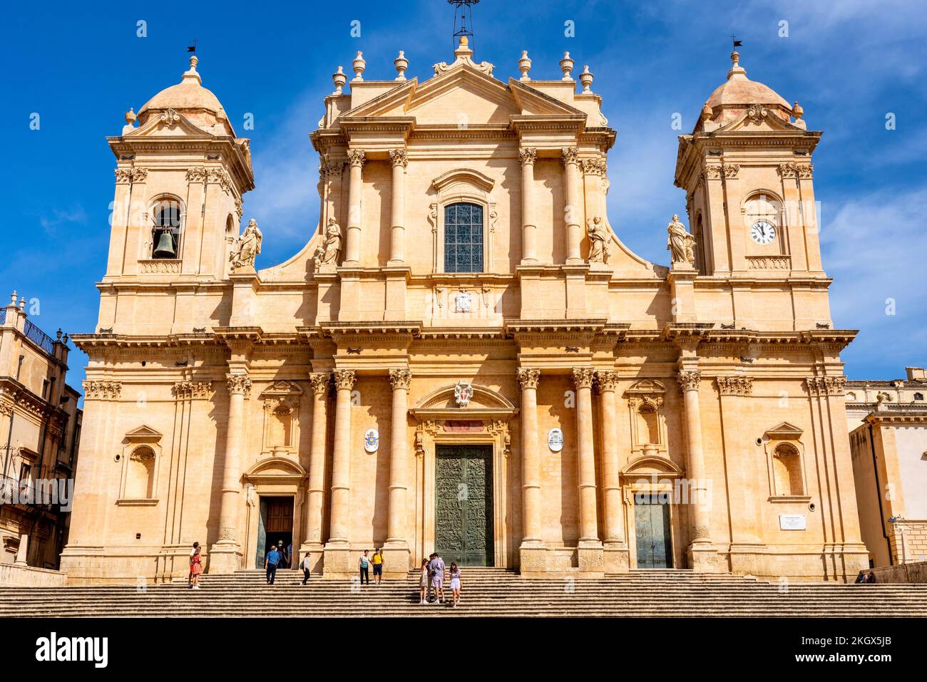 Noto Cathedral (Cattedrale di Noto), Sicily, Italy. Stock Photo