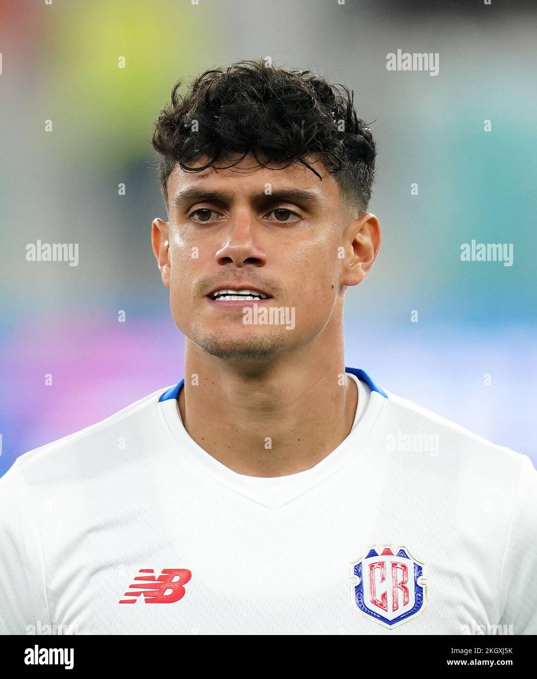 Costa Rica's Yeltsin Tejeda during the FIFA World Cup Group E match at the Al Thumama Stadium, Doha. Picture date: Wednesday November 23, 2022. Stock Photo