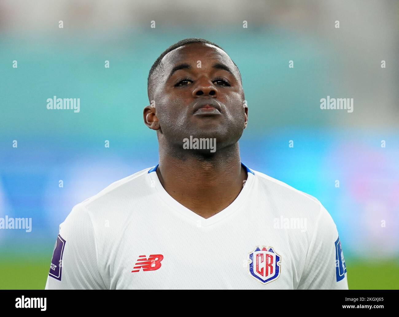 Costa Rica's Joel Campbell during the FIFA World Cup Group E match at the Al Thumama Stadium, Doha. Picture date: Wednesday November 23, 2022. Stock Photo