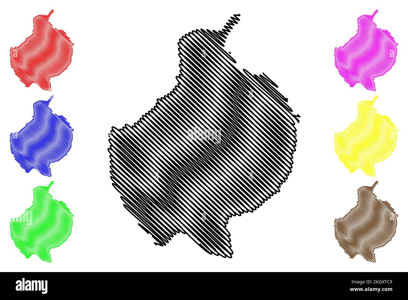 Island colon island map hi res - Rabida Island Republic Of Ecuador Pacific Ocean Latin Or South America Galapagos Islands Archipielago De Colon Map Vector Illustration Scribble 2KGXTC9 