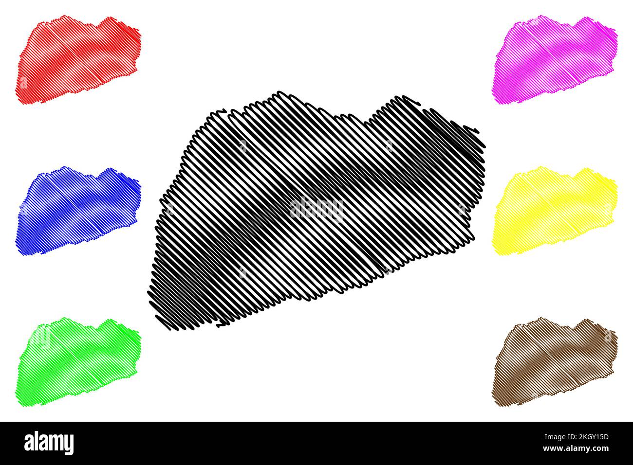 North Seymour island Republic - North Seymour Island Republic Of Ecuador Pacific Ocean Latin Or South America Galapagos Islands Archipielago De Colon Map Vector Illustration S 2KGY15D 