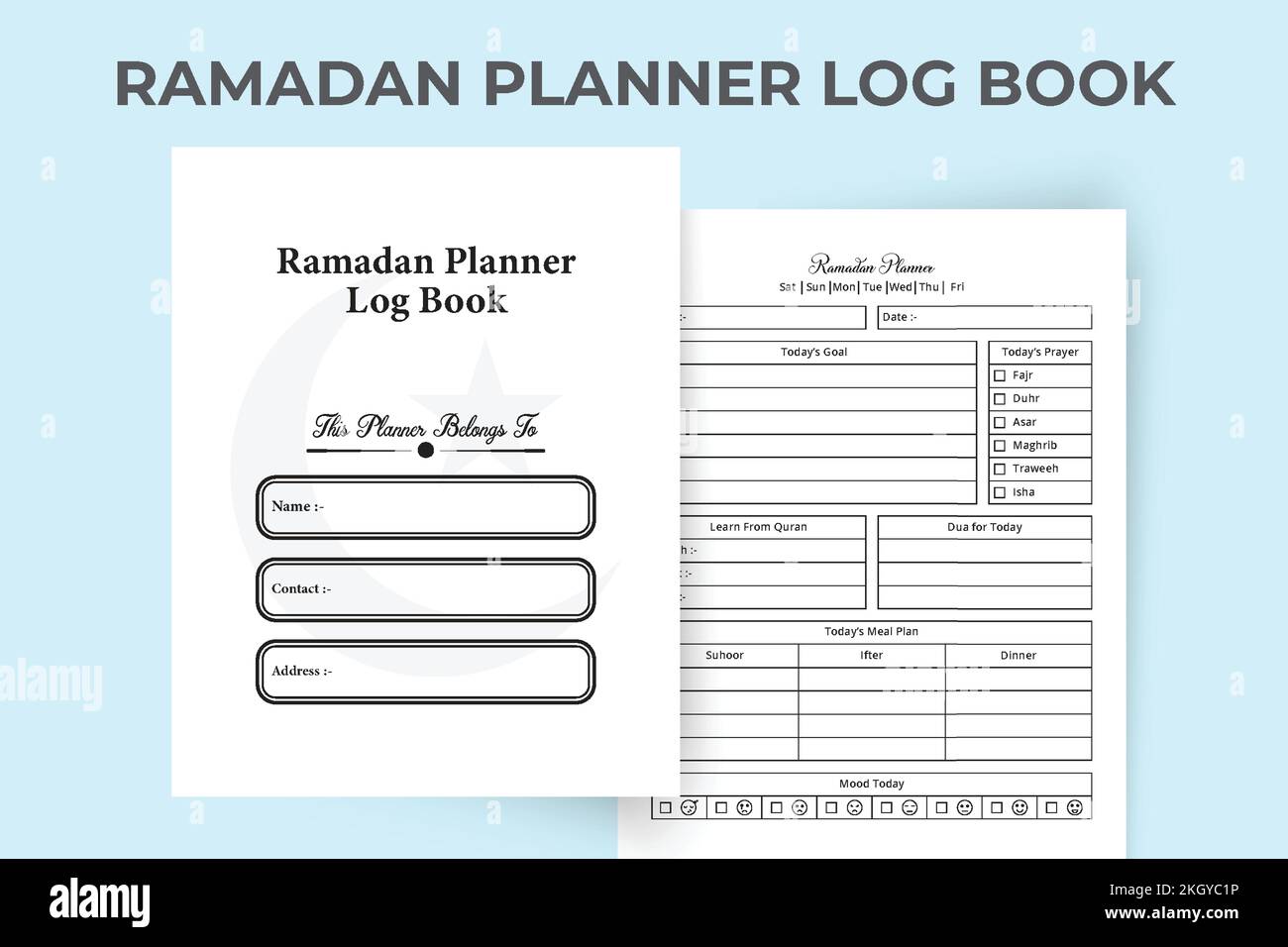 ramadan planner notebook