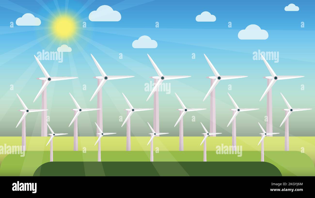 Concept using green energy Stock Vector Images Alamy