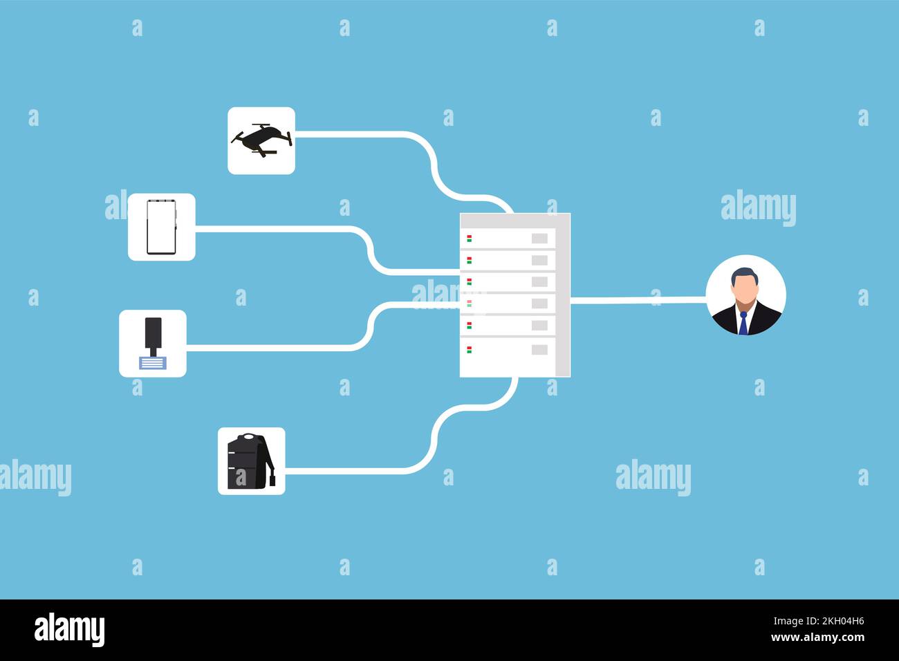 Businessman flat design hi-res stock photography and images - Alamy