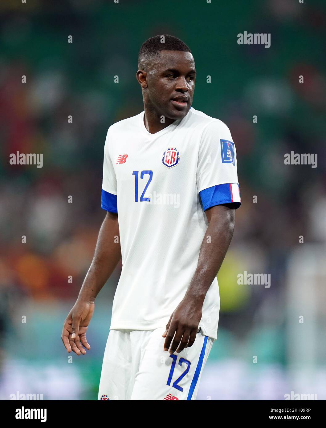 Costa Rica's Joel Campbell during the FIFA World Cup Group E match at the Al Thumama Stadium, Doha. Picture date: Wednesday November 23, 2022. Stock Photo