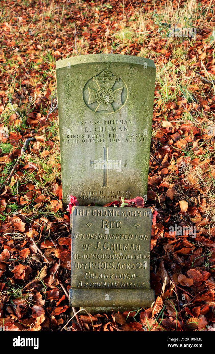 Commonwealth War Grave, Blackburn Cemetery Stock Photo Alamy