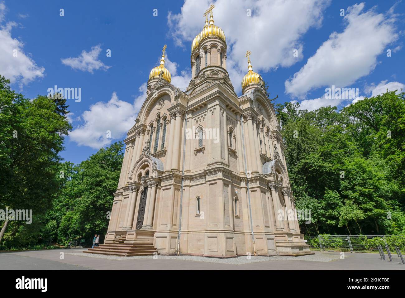 Russisch-Orthodoxe Kirche der heiligen Elisabeth, Neroberg, Wiesbaden, Hessen, Deutschland Stock Photo