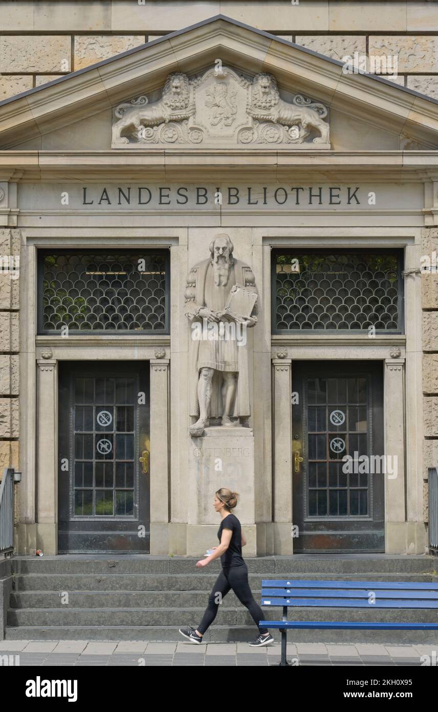 Hochschul und Landesbibliothek RheinMain, Rheinstraße, Wiesbaden