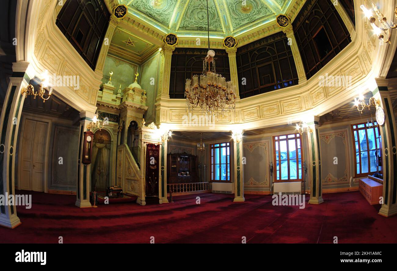 Located in Istanbul, Turkey, Ertugrul Tekke Mosque was built in 1887 ...