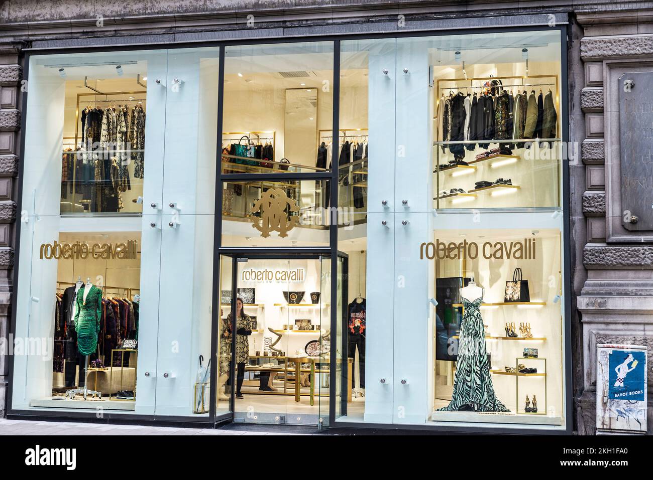 Vienna, Austria October 14, 2022 Display of a Roberto Cavalli