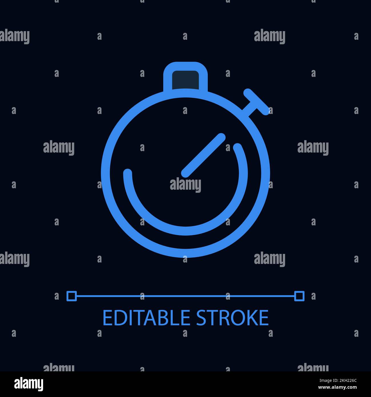 Stop watch pixel perfect glassmorphism ui icon for dark theme Stock ...