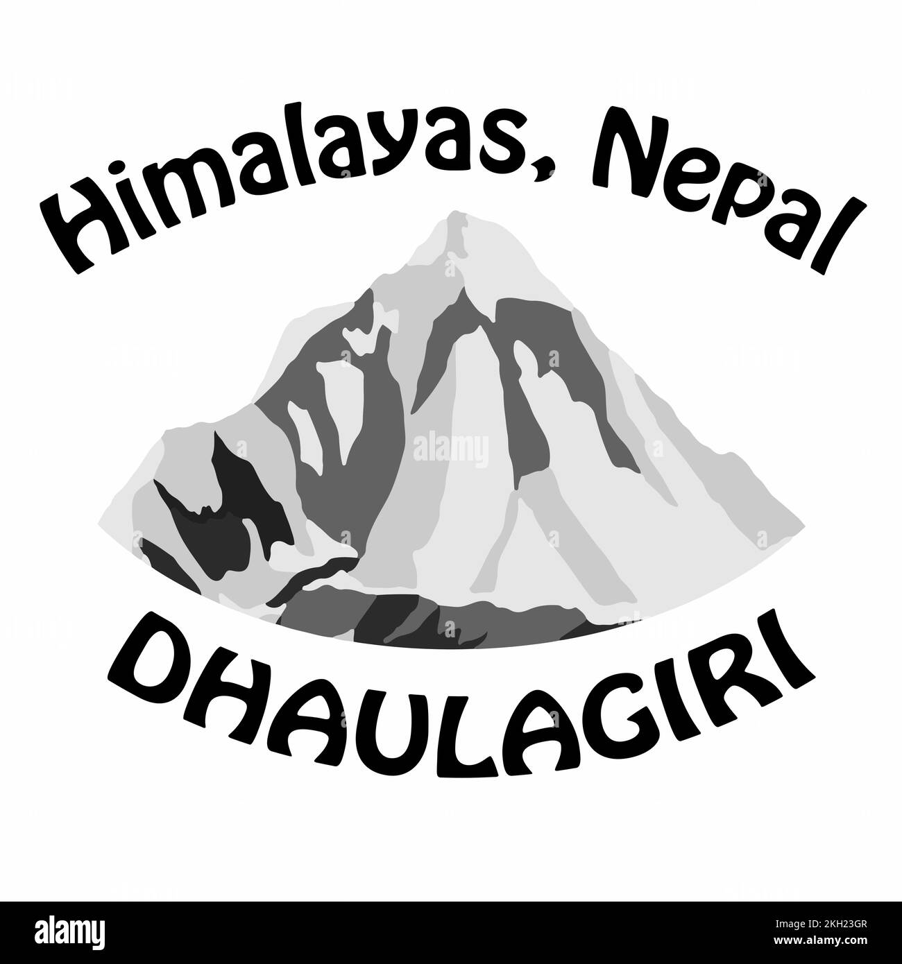 Dhaulagiri Cut Out Stock Images & Pictures Alamy