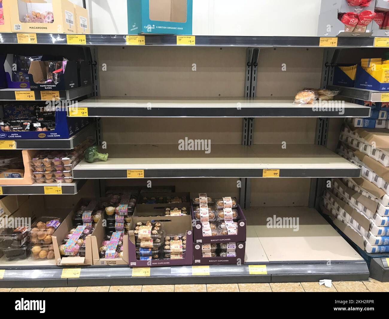 England UK 23rd November 2022 egg shortages in Maidstone Kent ALDI