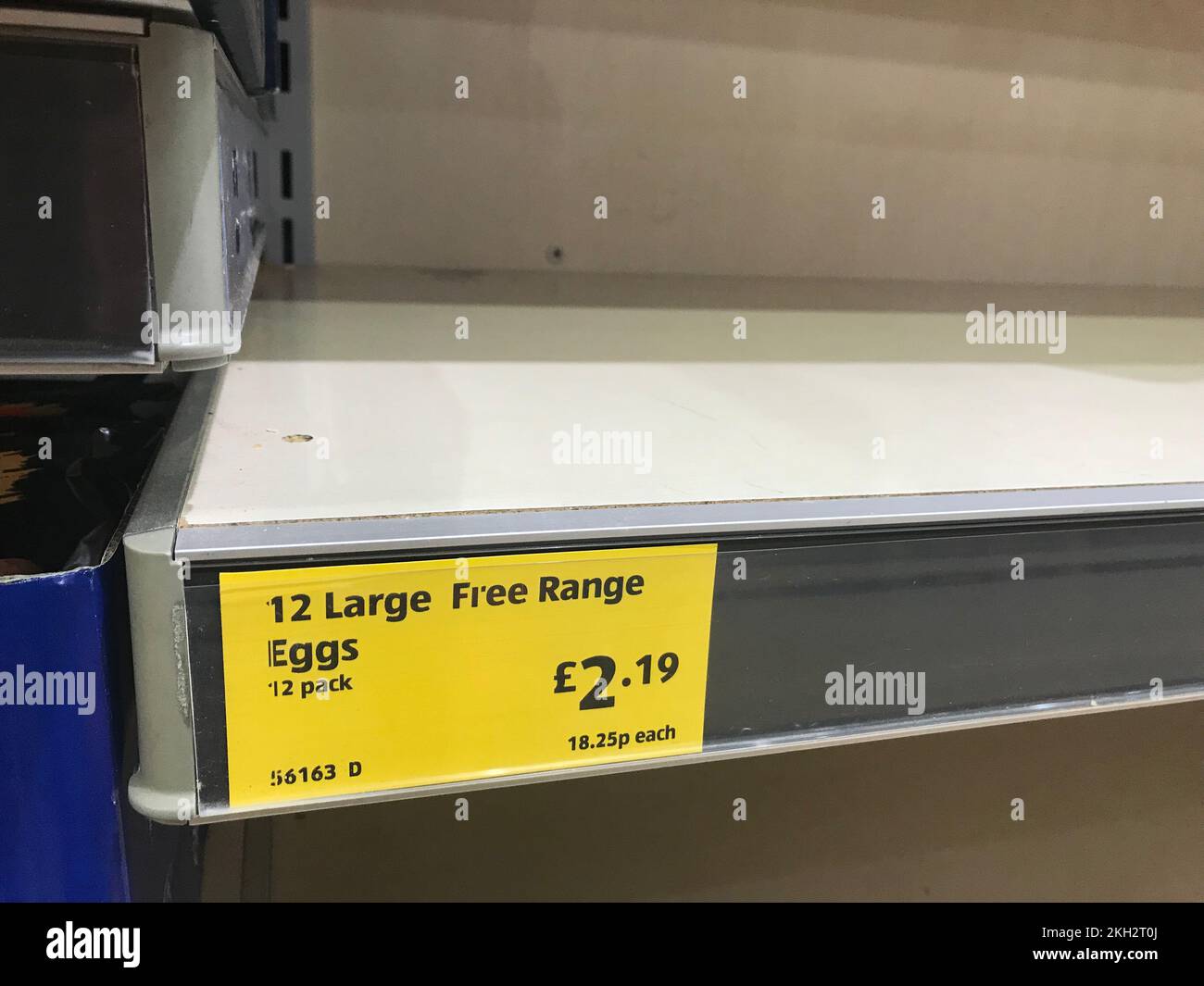 England UK 23rd November 2022 egg shortages in Maidstone Kent ALDI