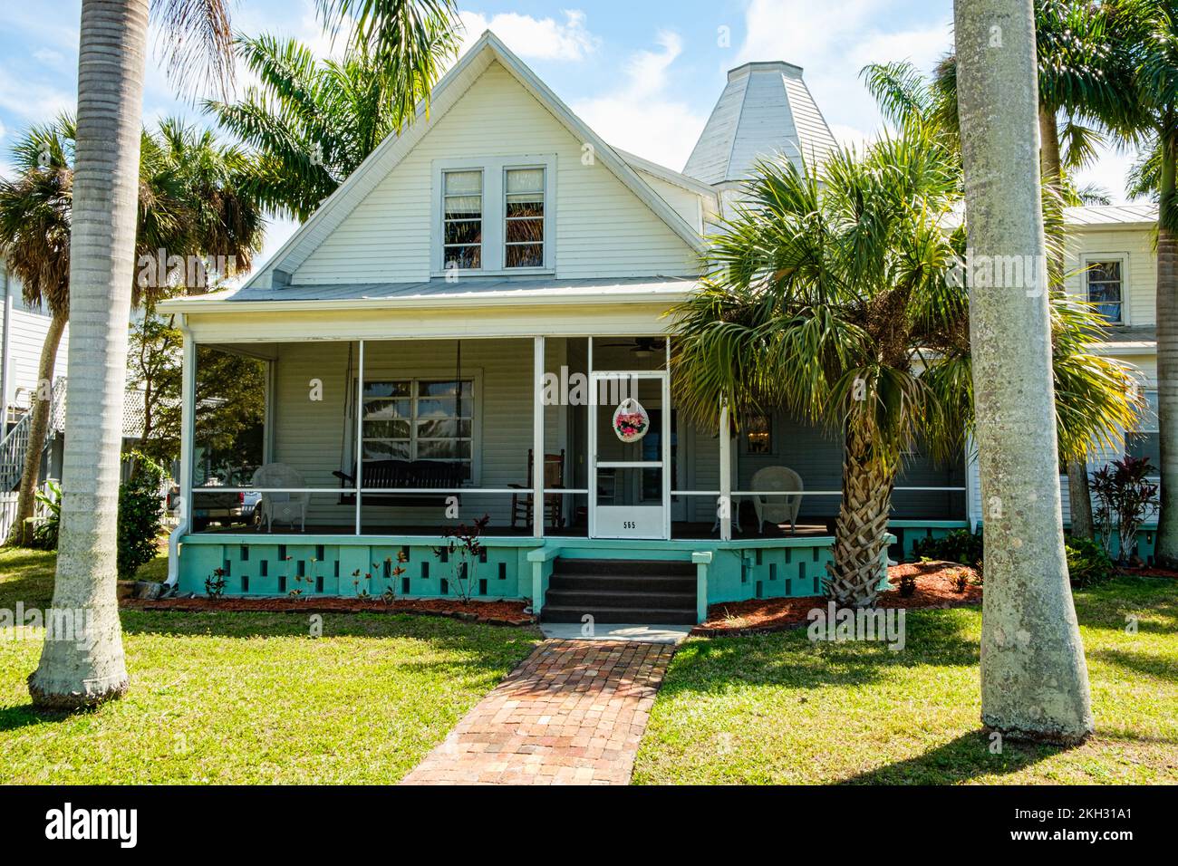 Harvey House, Retta Esplanade, Punta Gorda, Florida Stock Photo Alamy