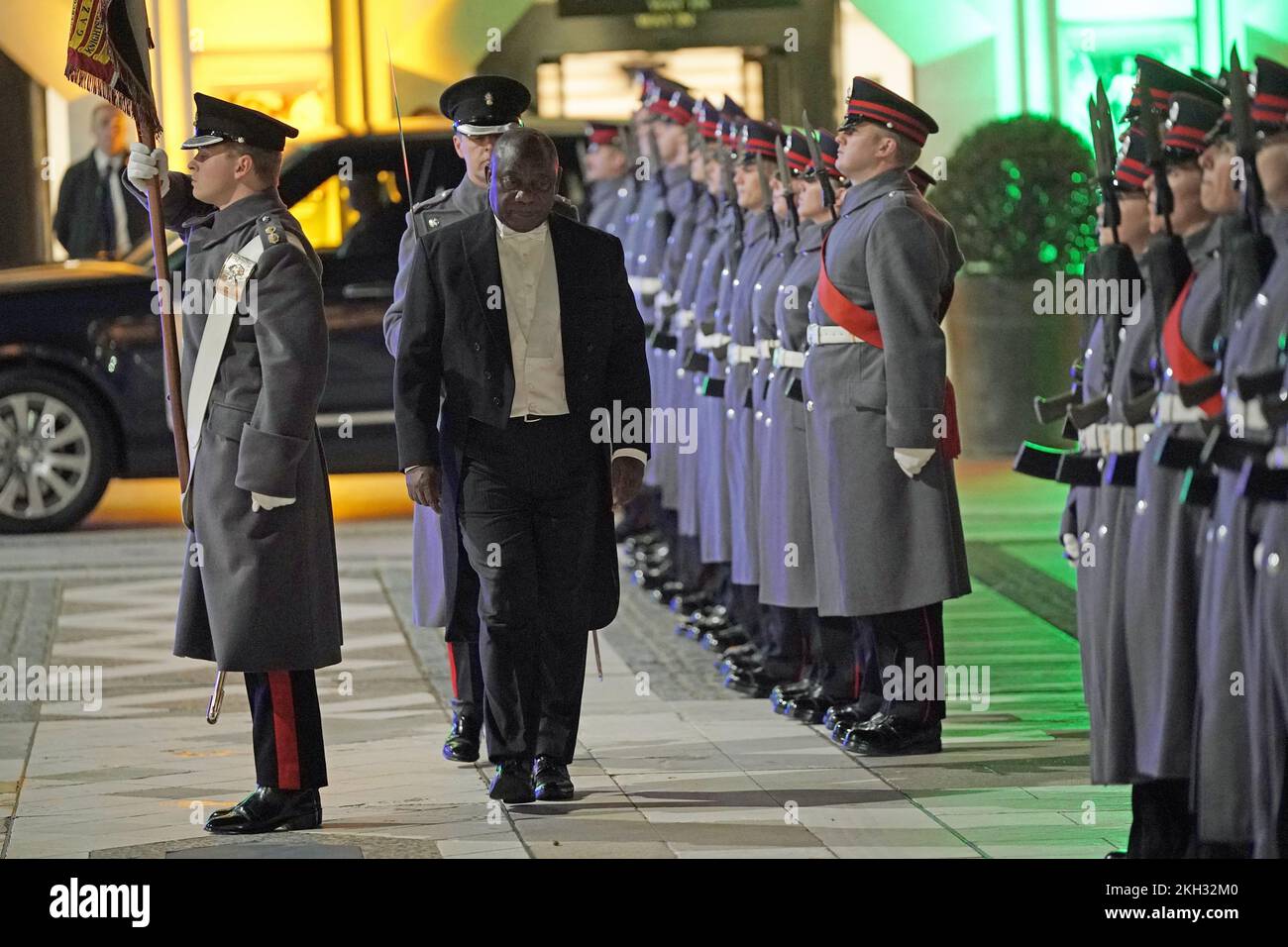 The Honourable Artillery Company Give A Guard Of Honour To President the-honourable-artillery-company-give-a-guard-of-honour-to-president