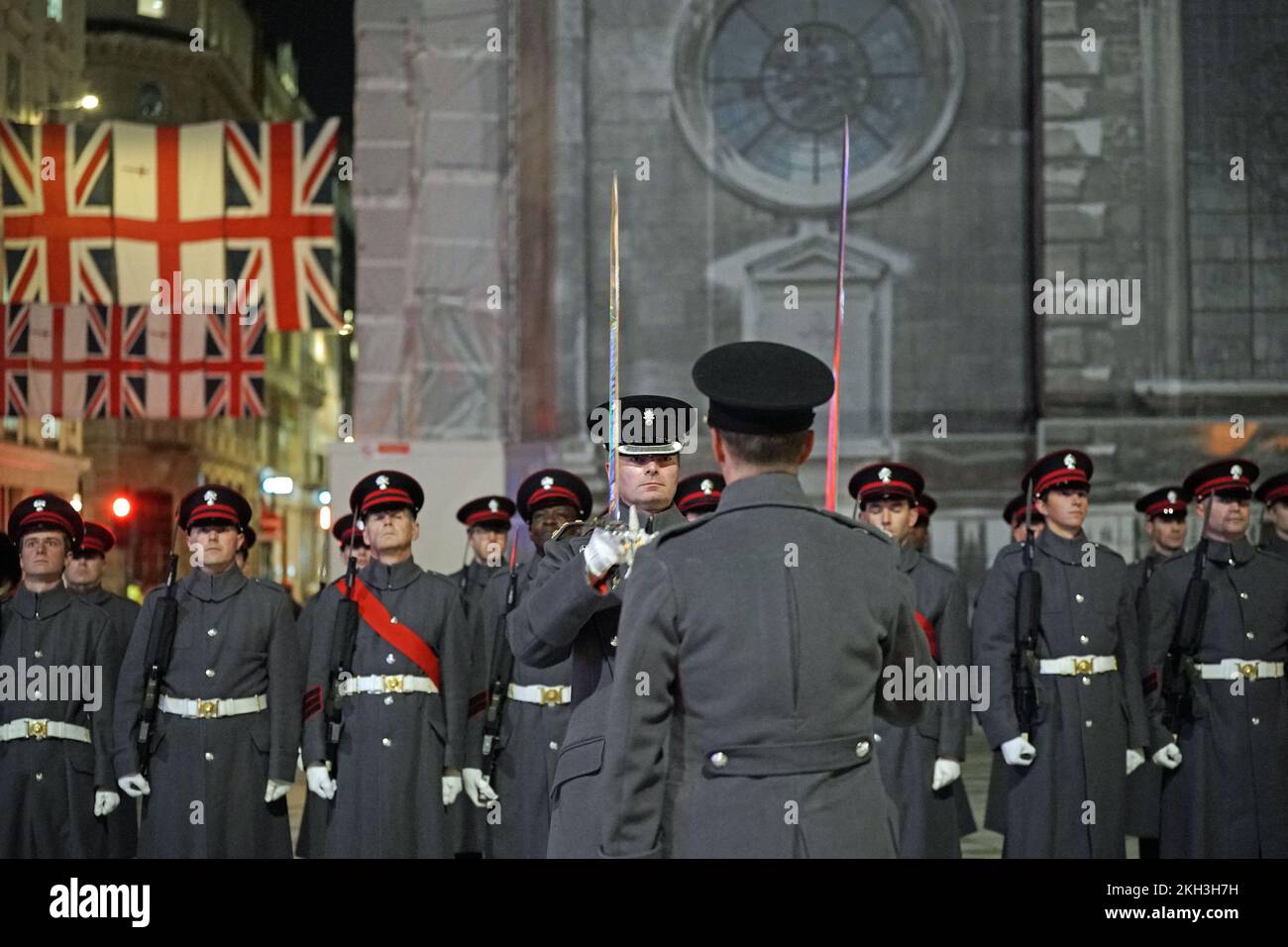 The Honourable Artillery Company Give A Guard Of Honour To President the-honourable-artillery-company-give-a-guard-of-honour-to-president