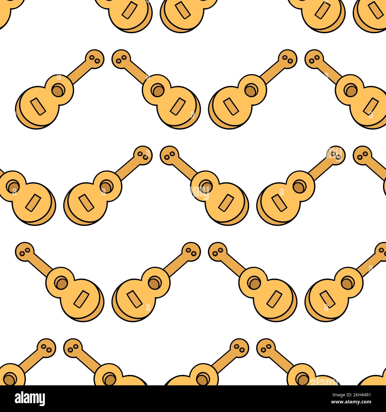 Seamless background guitars Stock Vector Images - Alamy