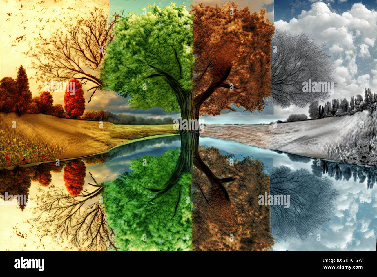 Collage water cycle hi-res stock photography and images - Alamy
