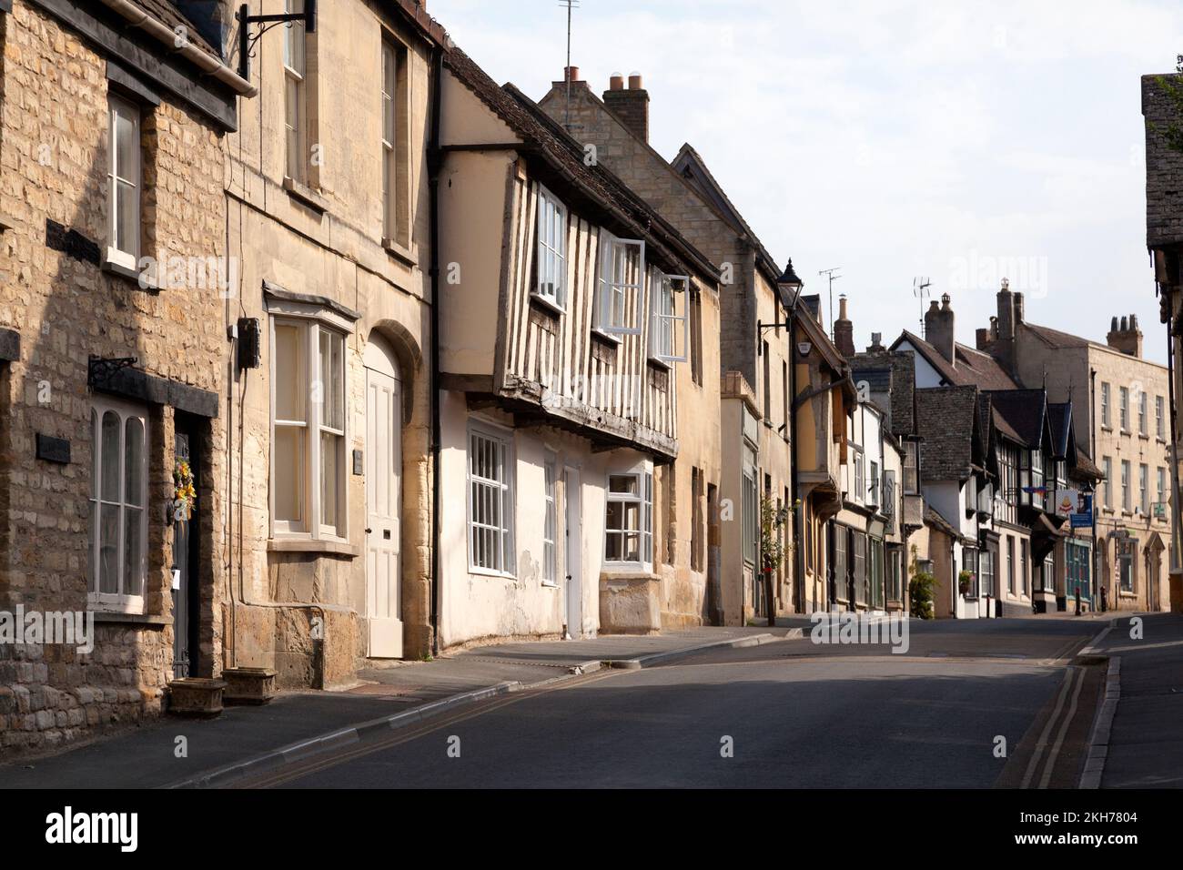 Old buildings on Hailes Street, Winchcombe, Glouchestershire Stock Photo