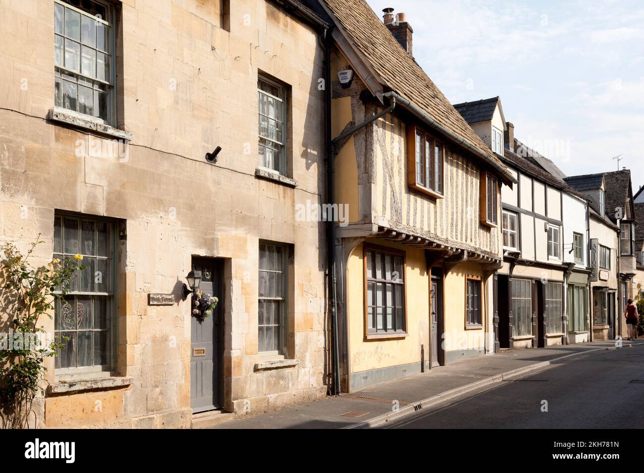 Old buildings on Hailes Street, Glouchestershire Stock