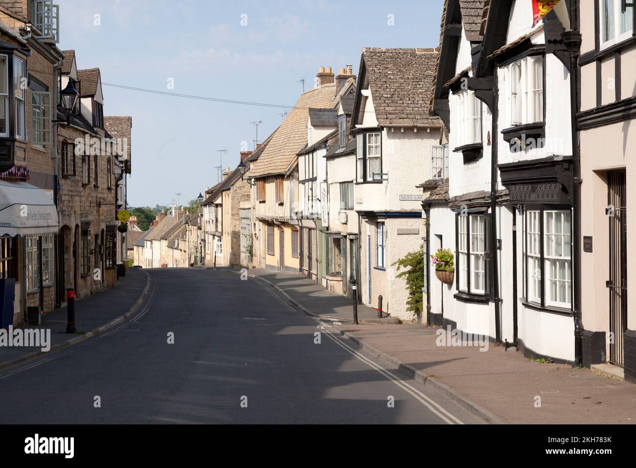 View down Hailes Street, Glouchestershire Stock Photo Alamy