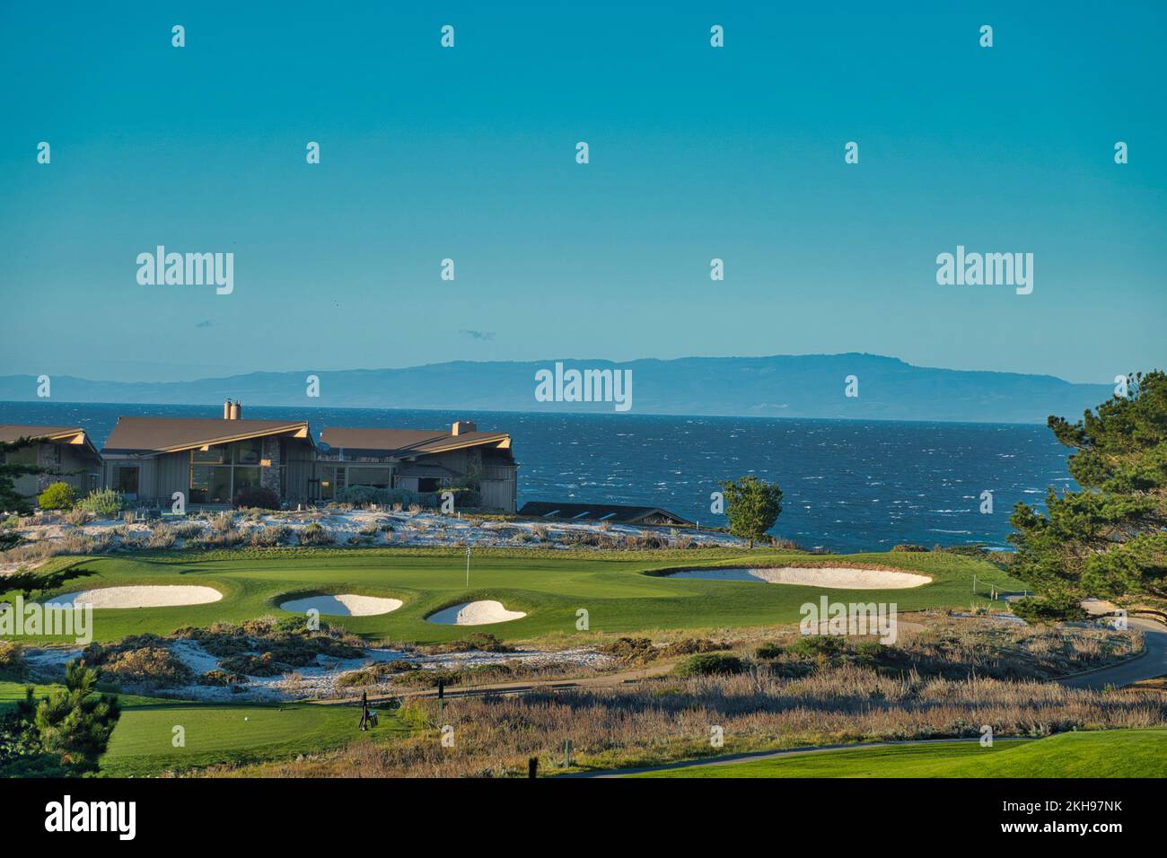 Pebble Beach Monterey Peninsula California Usa 13th November 2022 The 5th Hole On Spyglass