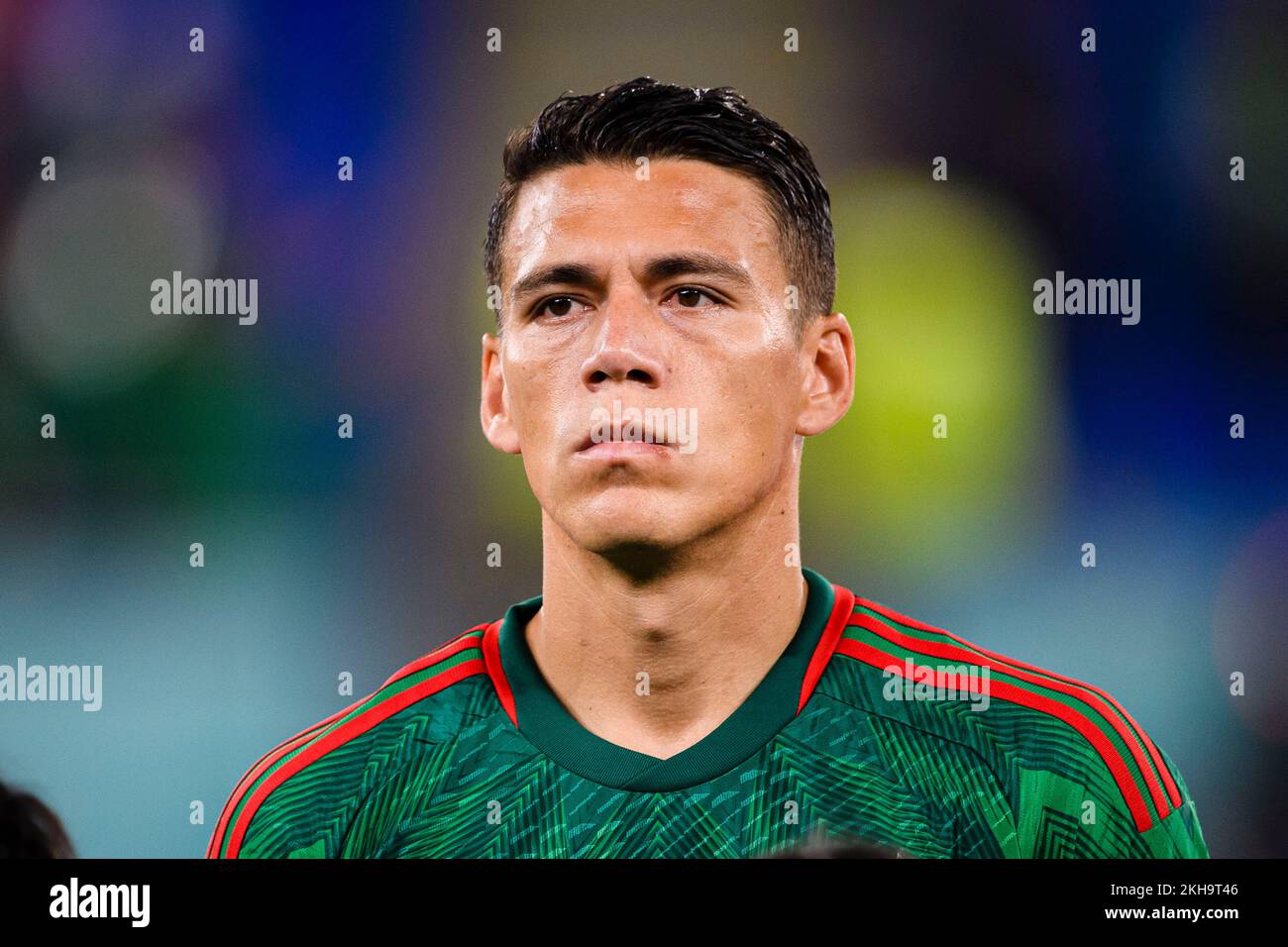 Doha, Qatar. 22nd Nov, 2022. 974 Stadium Portrait Hector Moreno of Mexico before the match between Mexico and Poland, valid for the group stage of the World Cup, held at 974 Stadium in Doha, Qatar. (Marcio Machado/SPP) Credit: SPP Sport Press Photo. /Alamy Live News Stock Photo