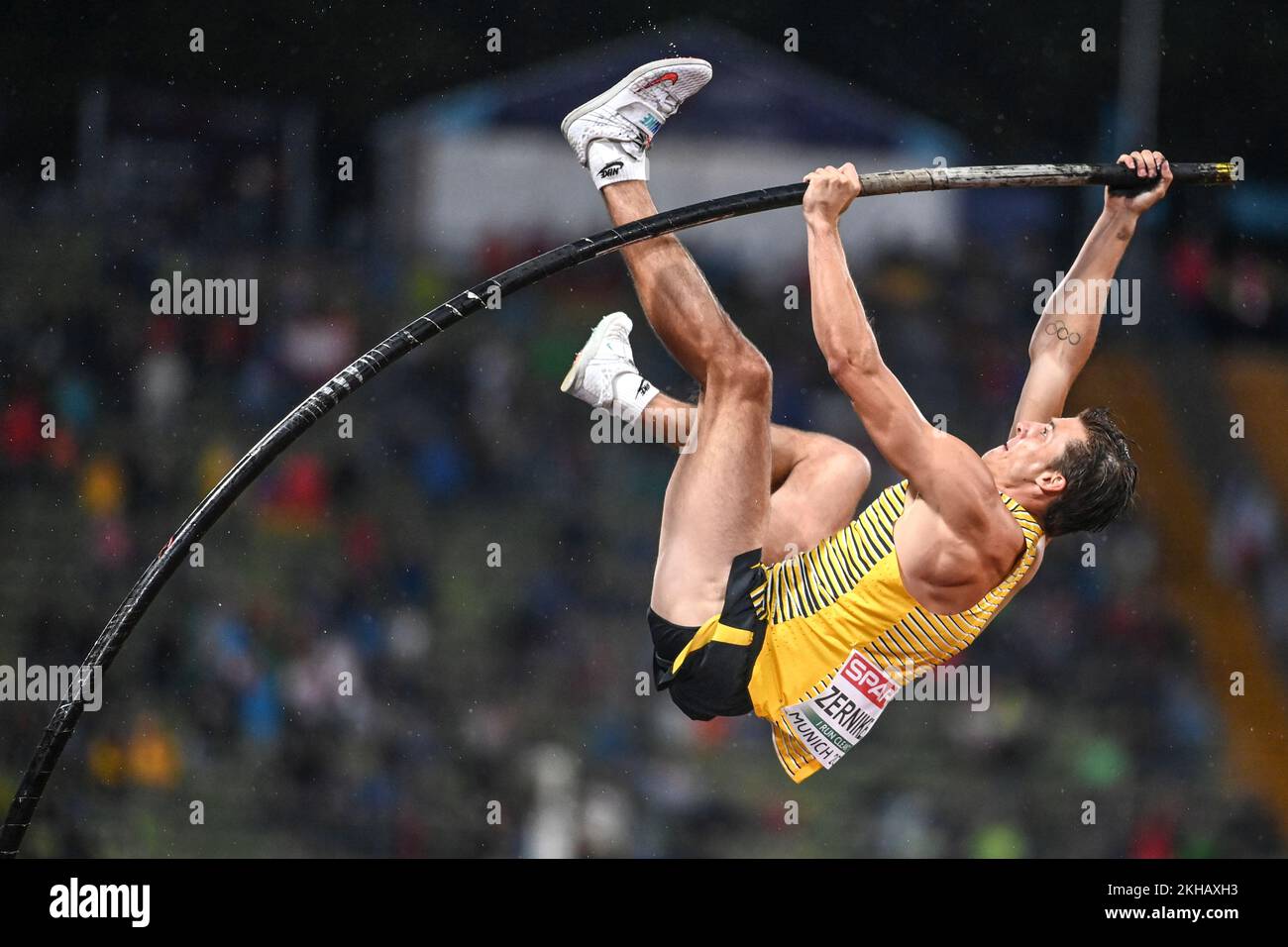 Oleg Zernikel (Germany). Pole Vault Men. European Championships Munich