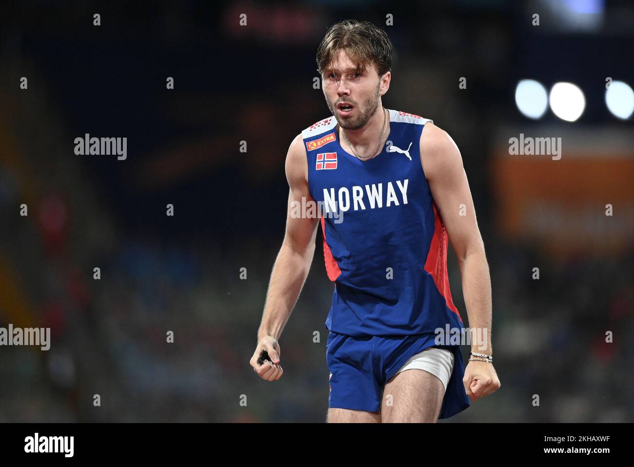 Pal Haugen Lillefosse (Norway). Pole Vault Men, Bronze Medal. European