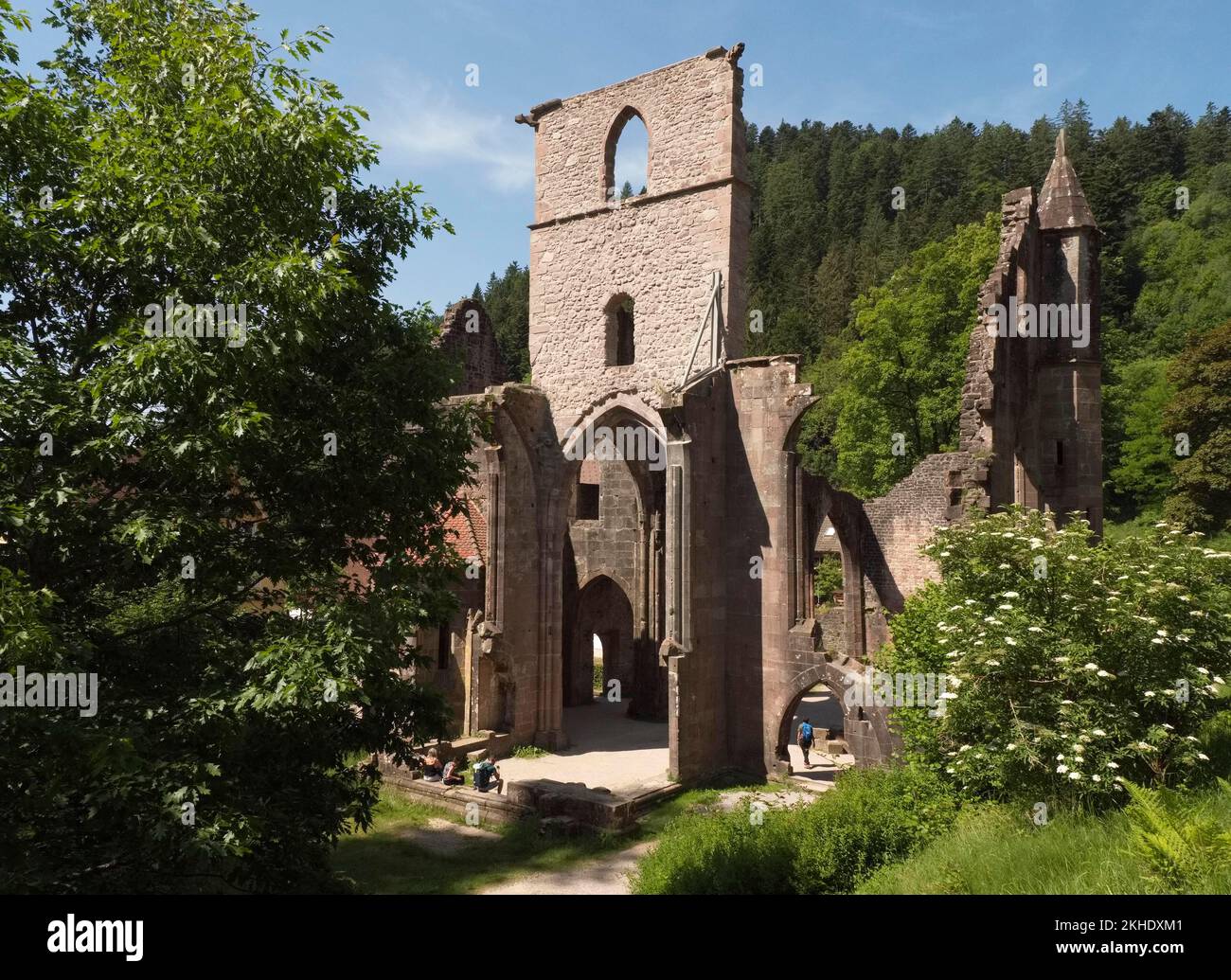All Saints Monastery Ruins in the Black Forest National Park, Upper Renchtal, All Saints Monastery, Oppenau, Baden-Württemberg, Germany, Europe Stock Photo