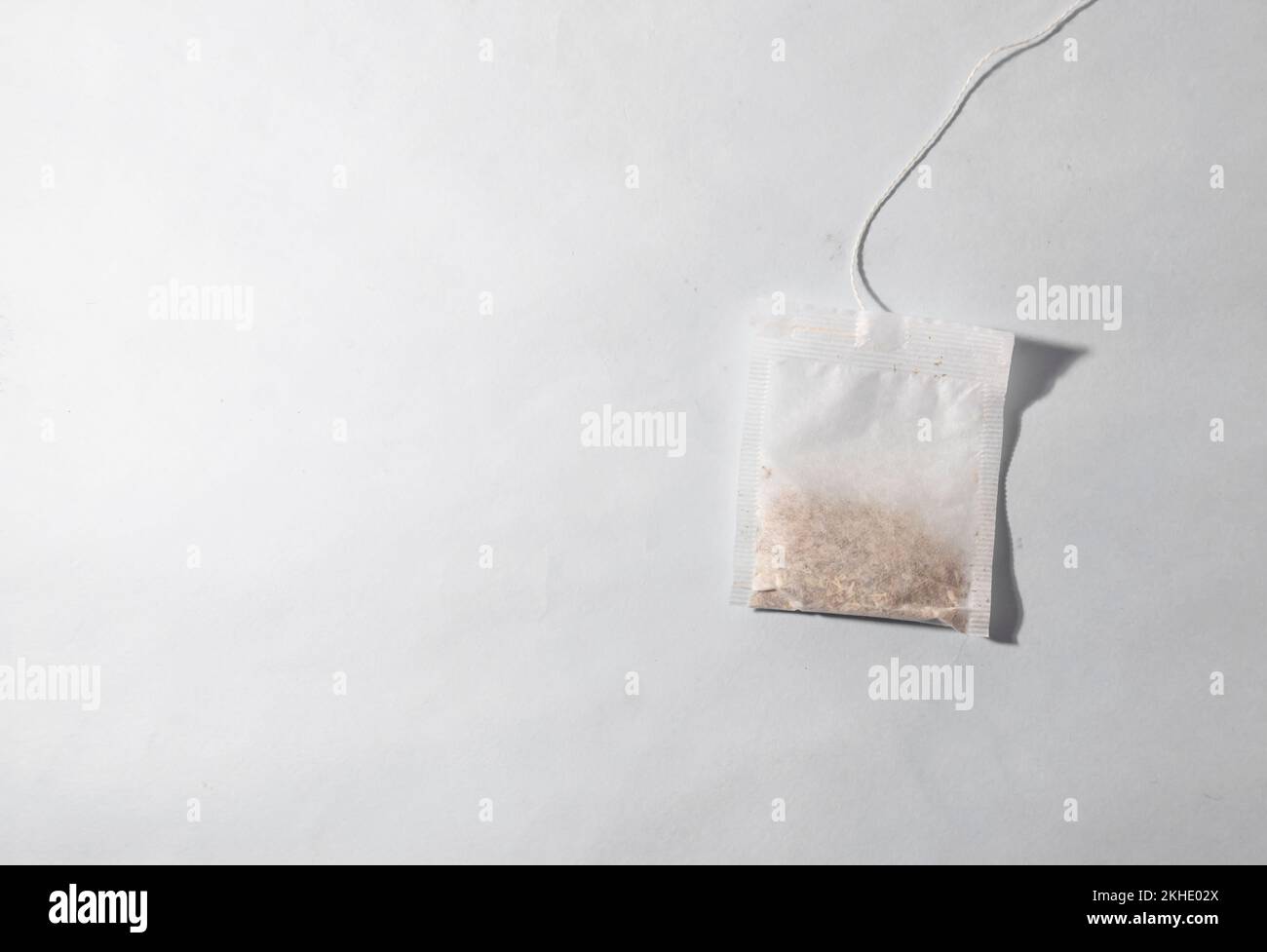 Tea bag with white background for clipping Stock Photo Alamy