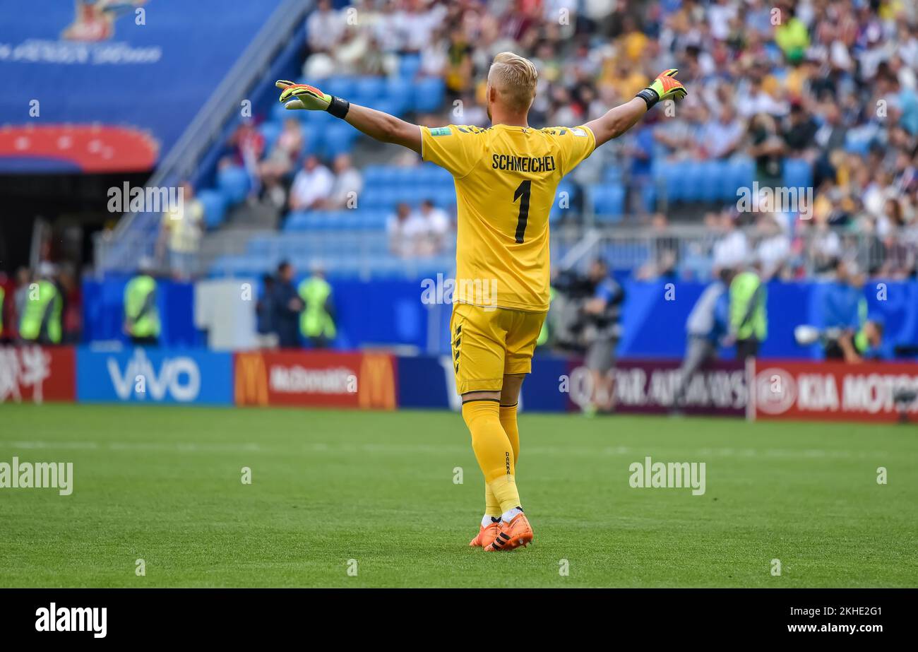 Samara, Russia June 21, 2018. Denmark national football team