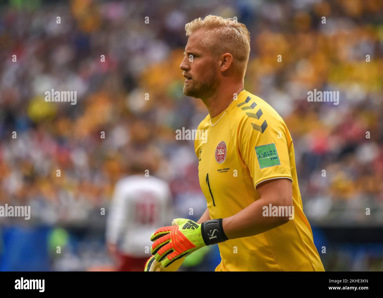 Danish goalkeeper kasper schmeichel hi-res stock photography and images