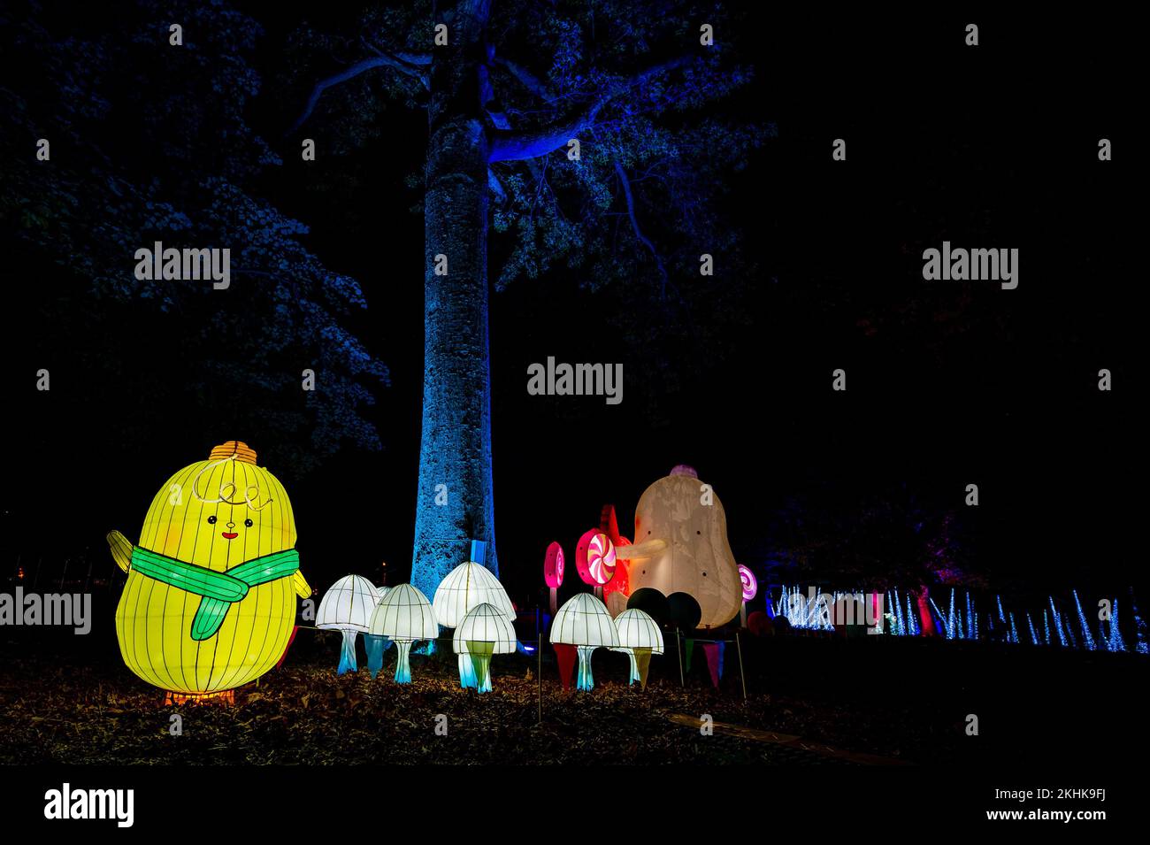 The LuminoCity Festival at Eisenhower Park Stock Photo Alamy