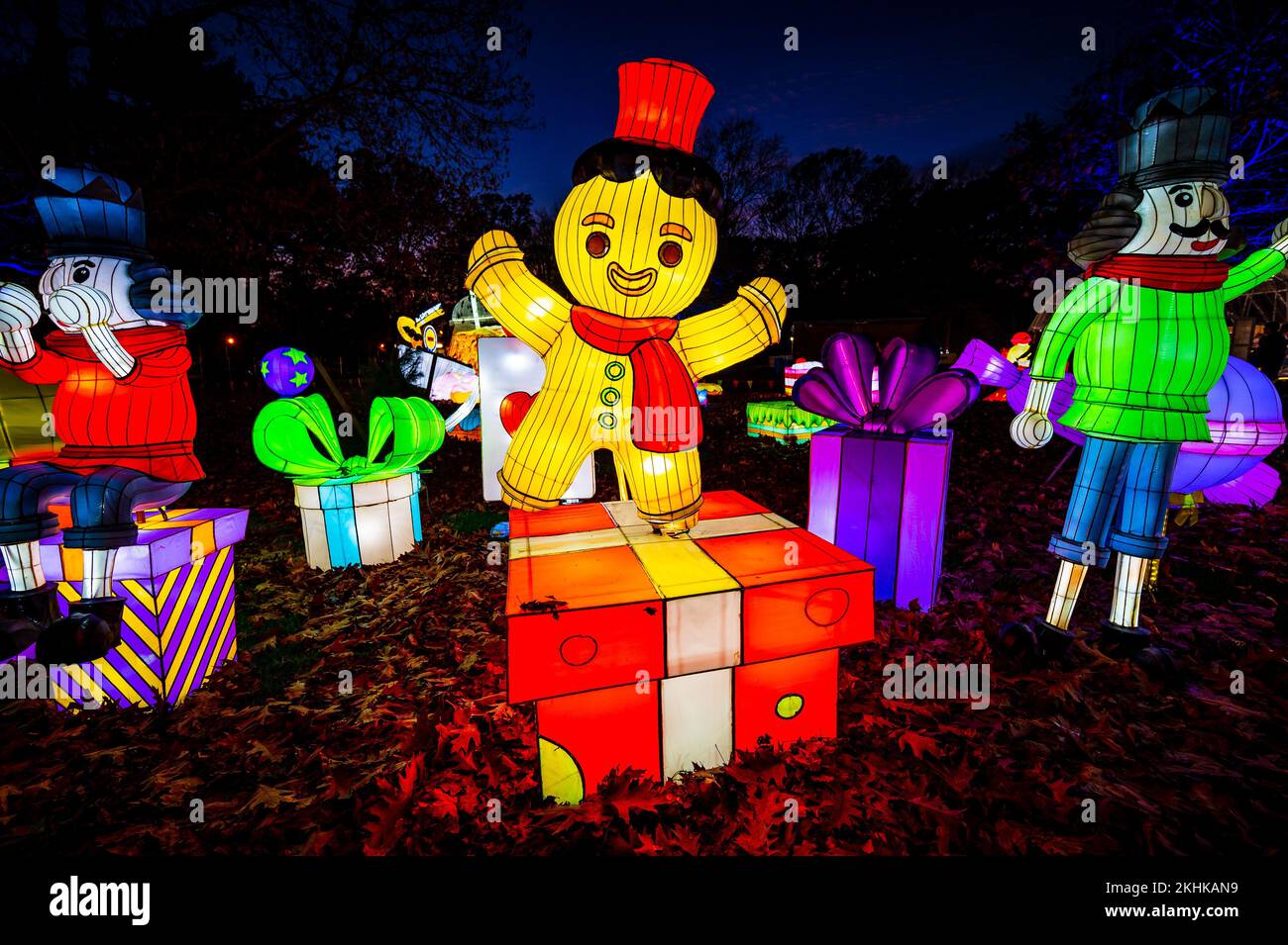 The LuminoCity Festival at Eisenhower Park Stock Photo Alamy