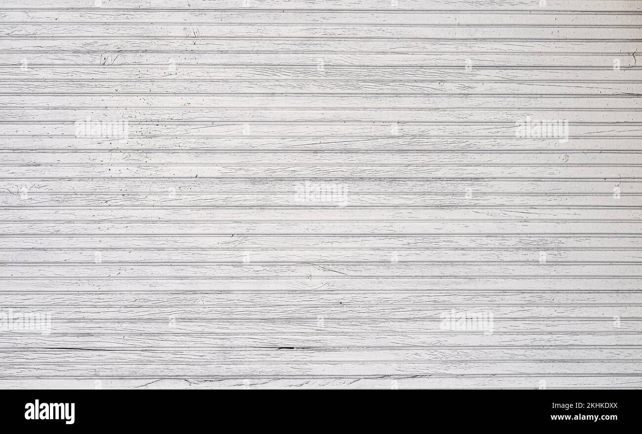 Wooden board background. White old table desk or floor texture plank surface. Copy space. High quality photo Stock Photo