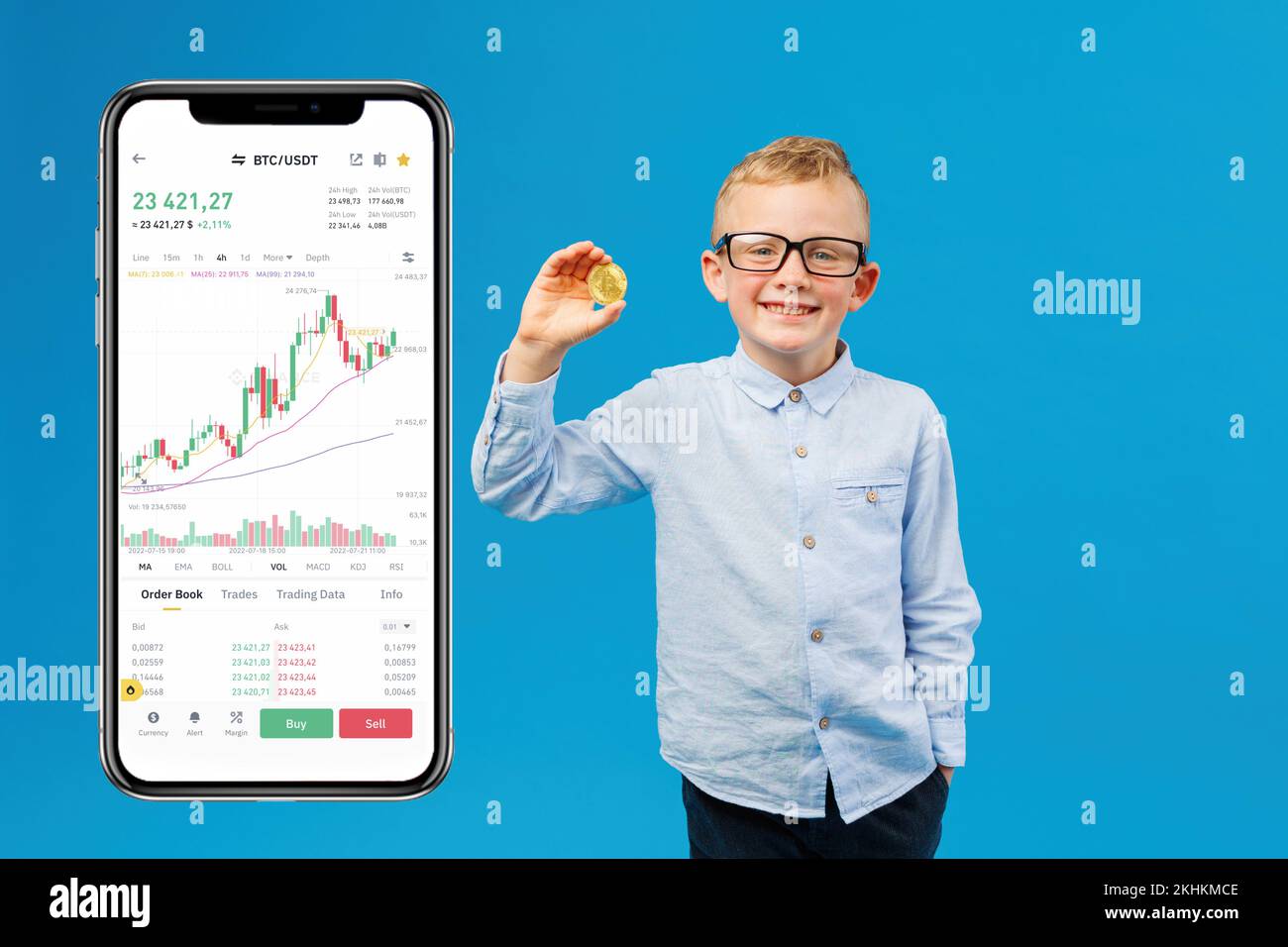 Trading screen empty hi-res stock photography and images - Alamy