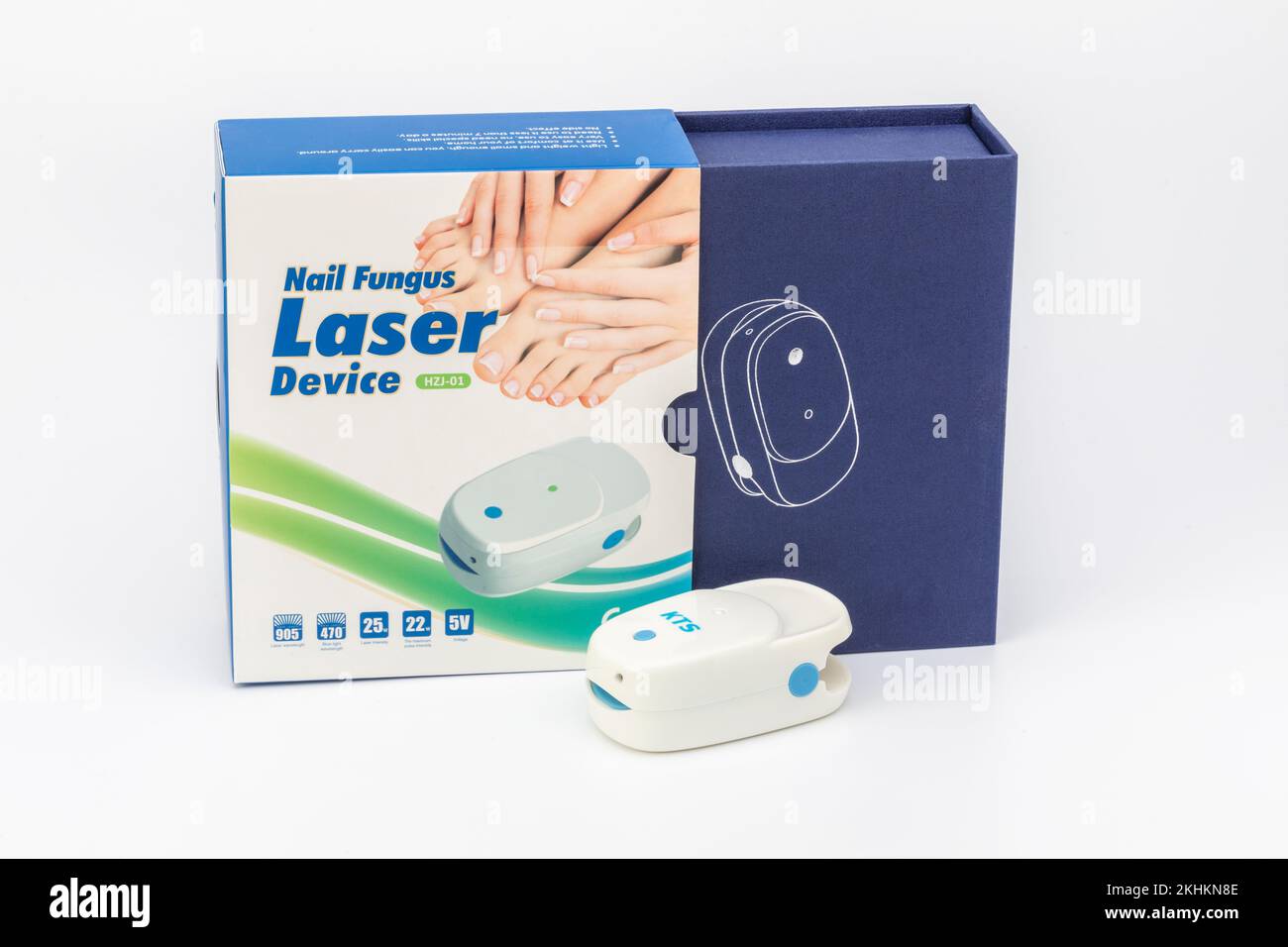 A CET product services Nail fungus laser device Stock Photo
