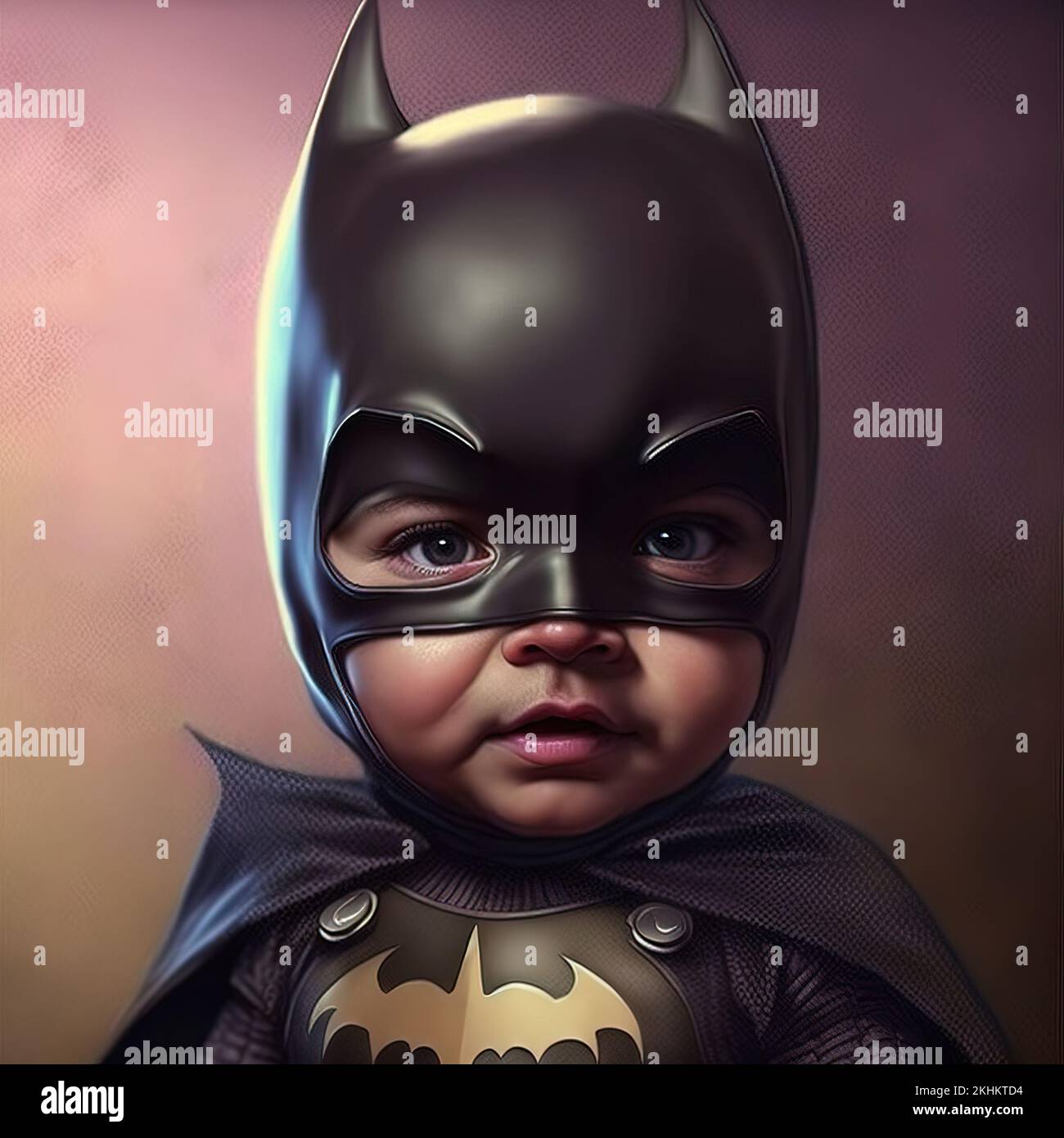 Illustration of cute baby enjoying and having fun in Brazilian carnival as  mini batman. Digital art Stock Photo - Alamy