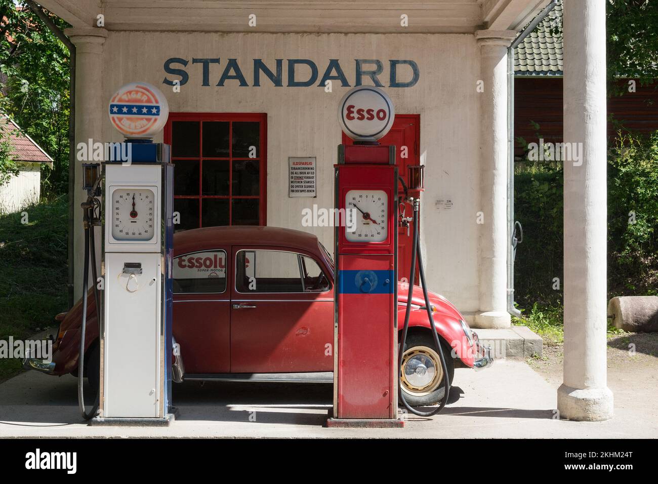 Norsk Folksmuseumgas station, Copy of Gas Station from Holmestrand