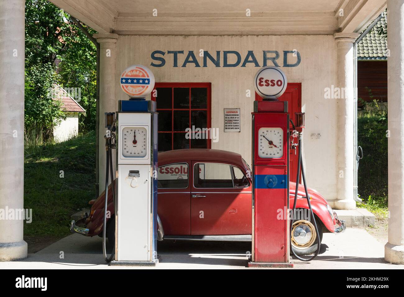 Norsk Folksmuseumgas station, Copy of Gas Station from Holmestrand