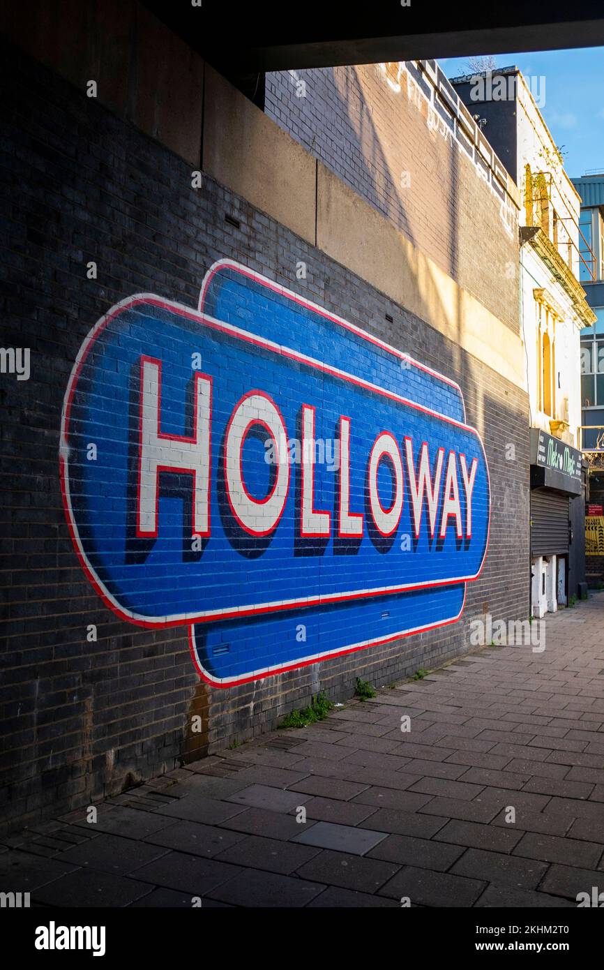 Holloway Road tube station , Islington London England UK Stock Photo
